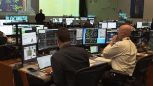 Mission Control Houston During Artemis I Launch